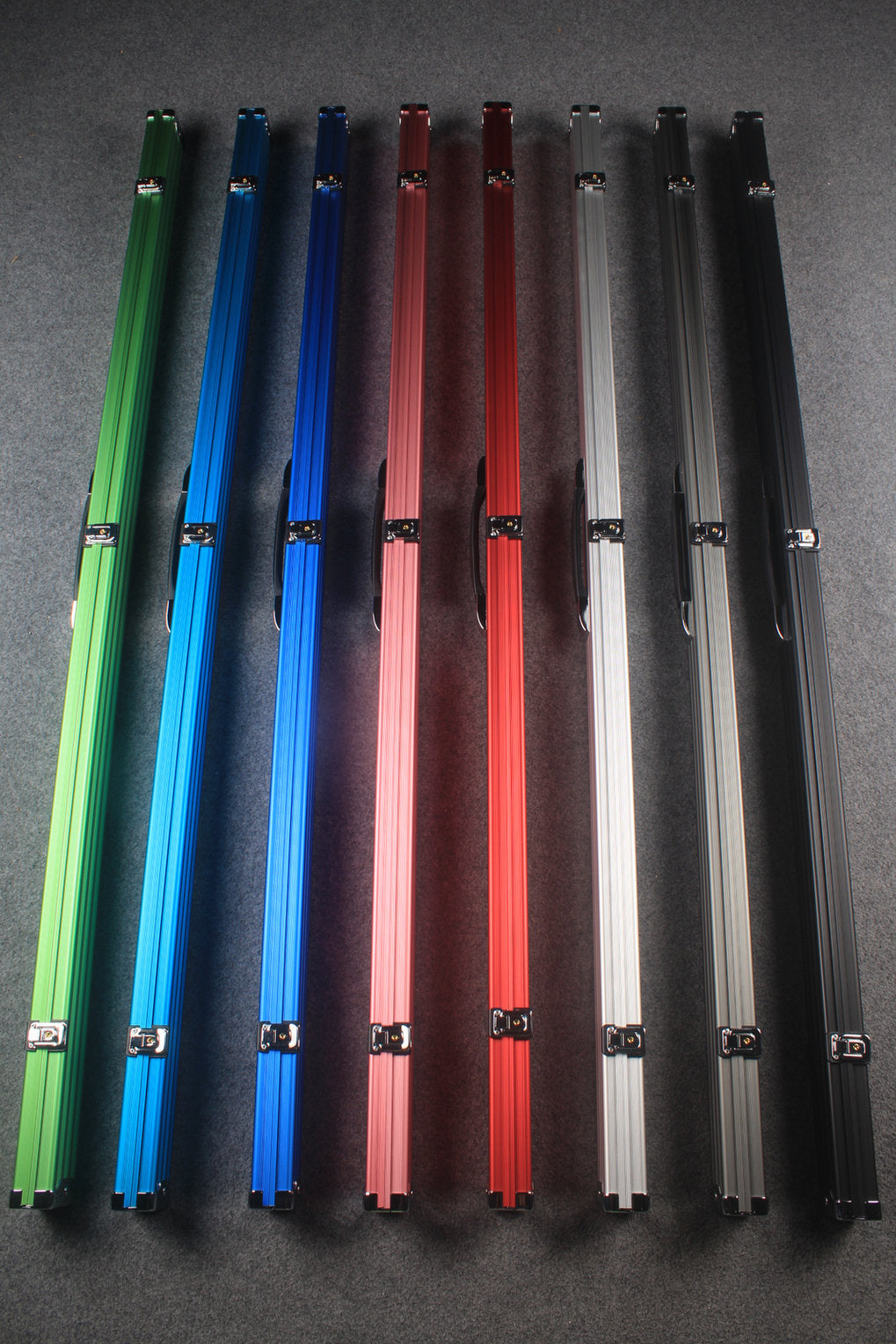 one piece professional aluminium lockable cue case WOODS CUES