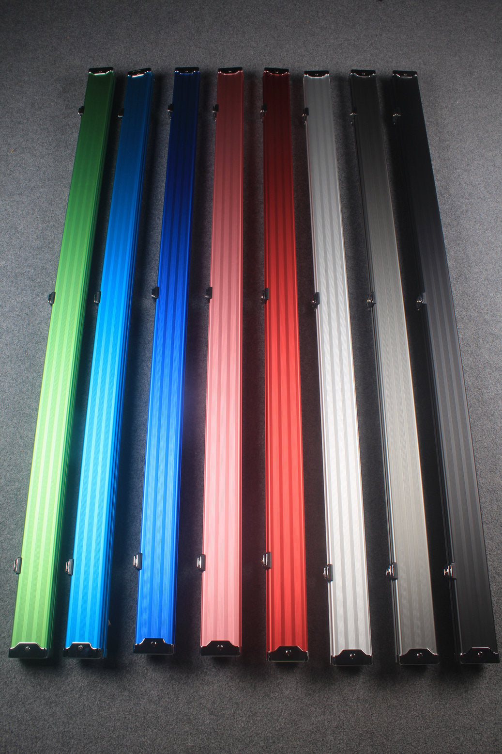 one piece professional aluminium lockable cue case