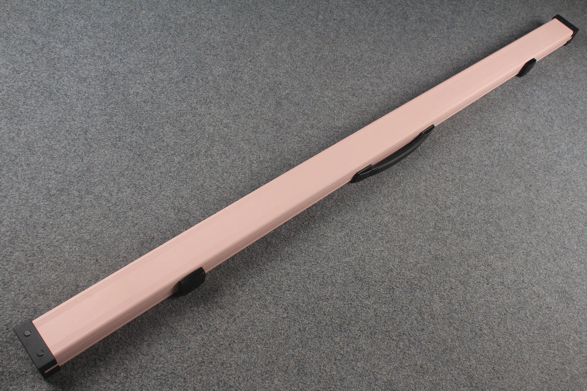 one piece aluminium lockable cue case – 2 Slots（chalk area inside）