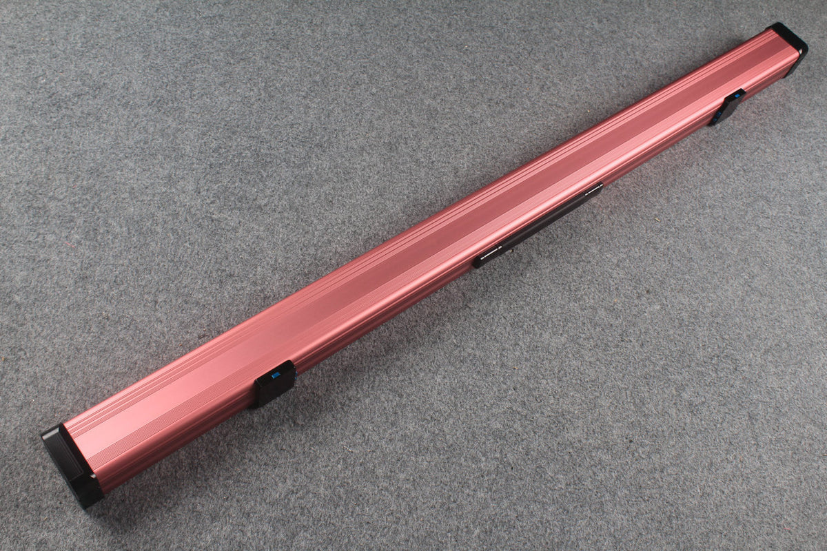 3/4 Premium Aluminium Snooker Cue Case – 2 Slots, Adjustable 120.5/124.8cm Interior
