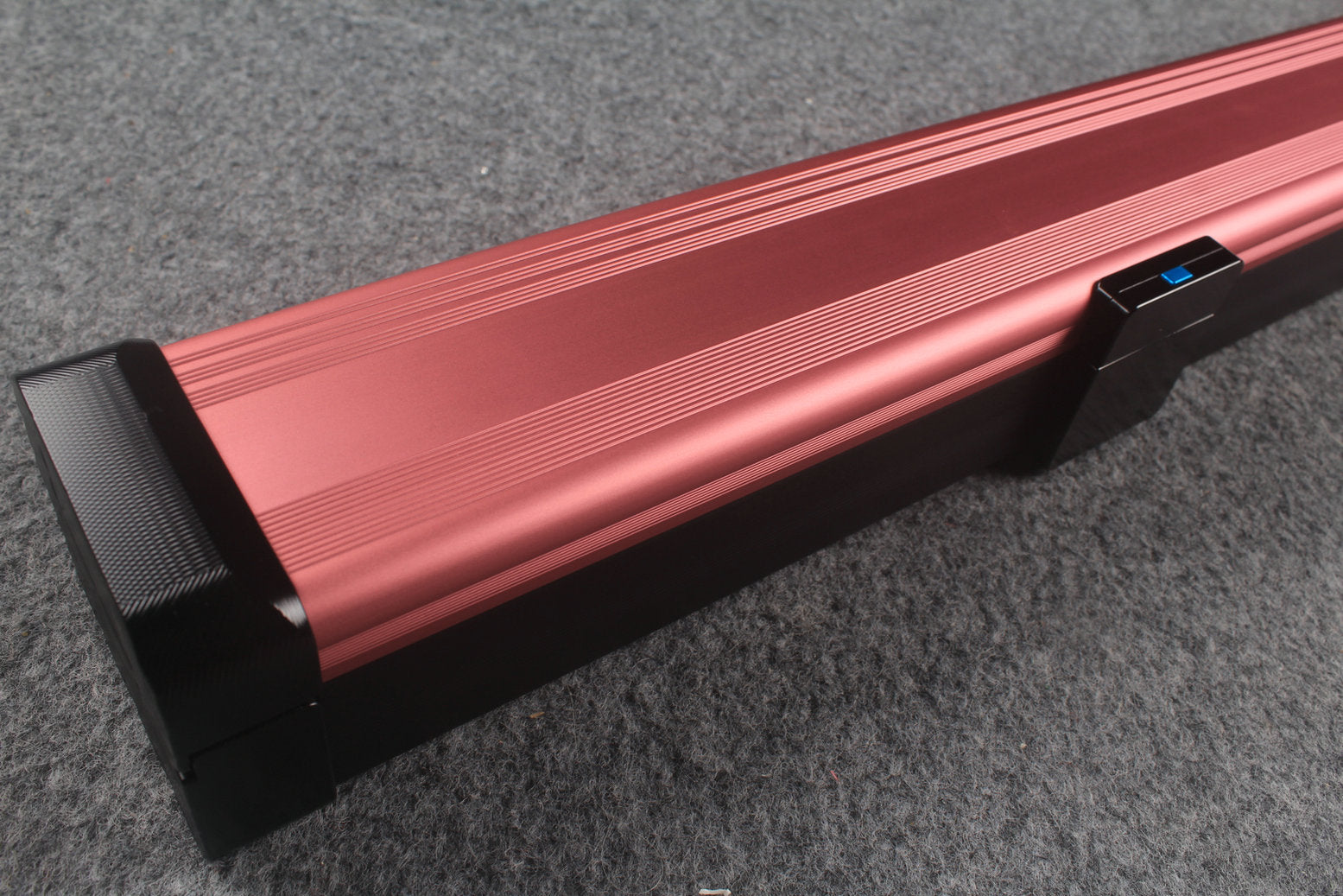 3/4 Premium Aluminium Snooker Cue Case – 2 Slots, Adjustable 120.5/124.8cm Interior
