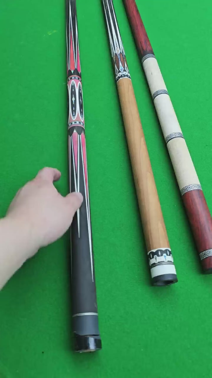 Custom CNC Inlays & Billiard Cue Customization Service WOODS CUES
