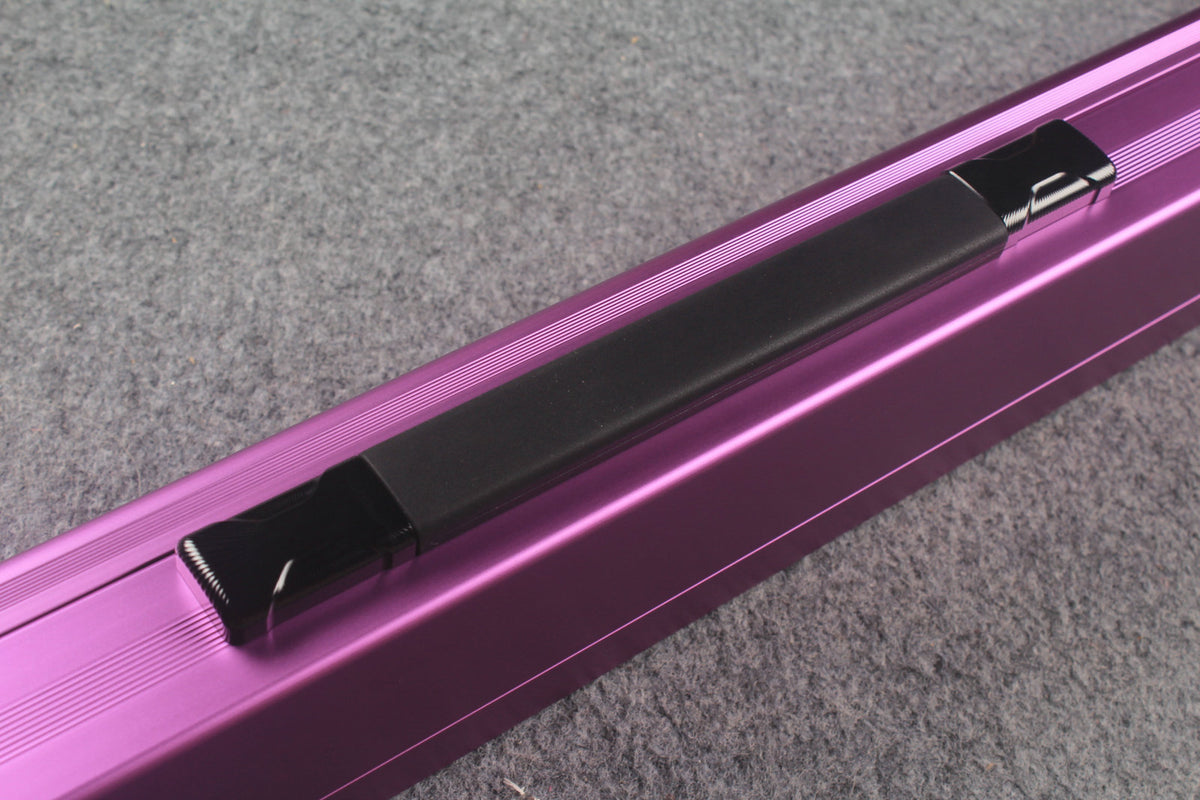 3/4 Premium Aluminium Snooker Cue Case – 2 Slots, Adjustable 120.5/124.8cm Interior