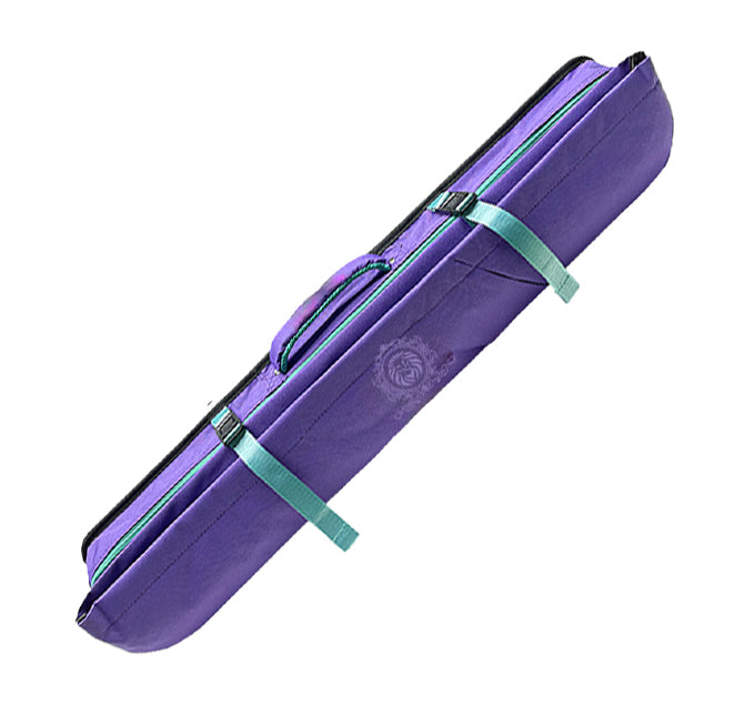 4×5 Pool Cue Case — 9-Slot, 4 Butts & 5 Shafts | Oxford Fabric Billiard Bag WOODS CUES