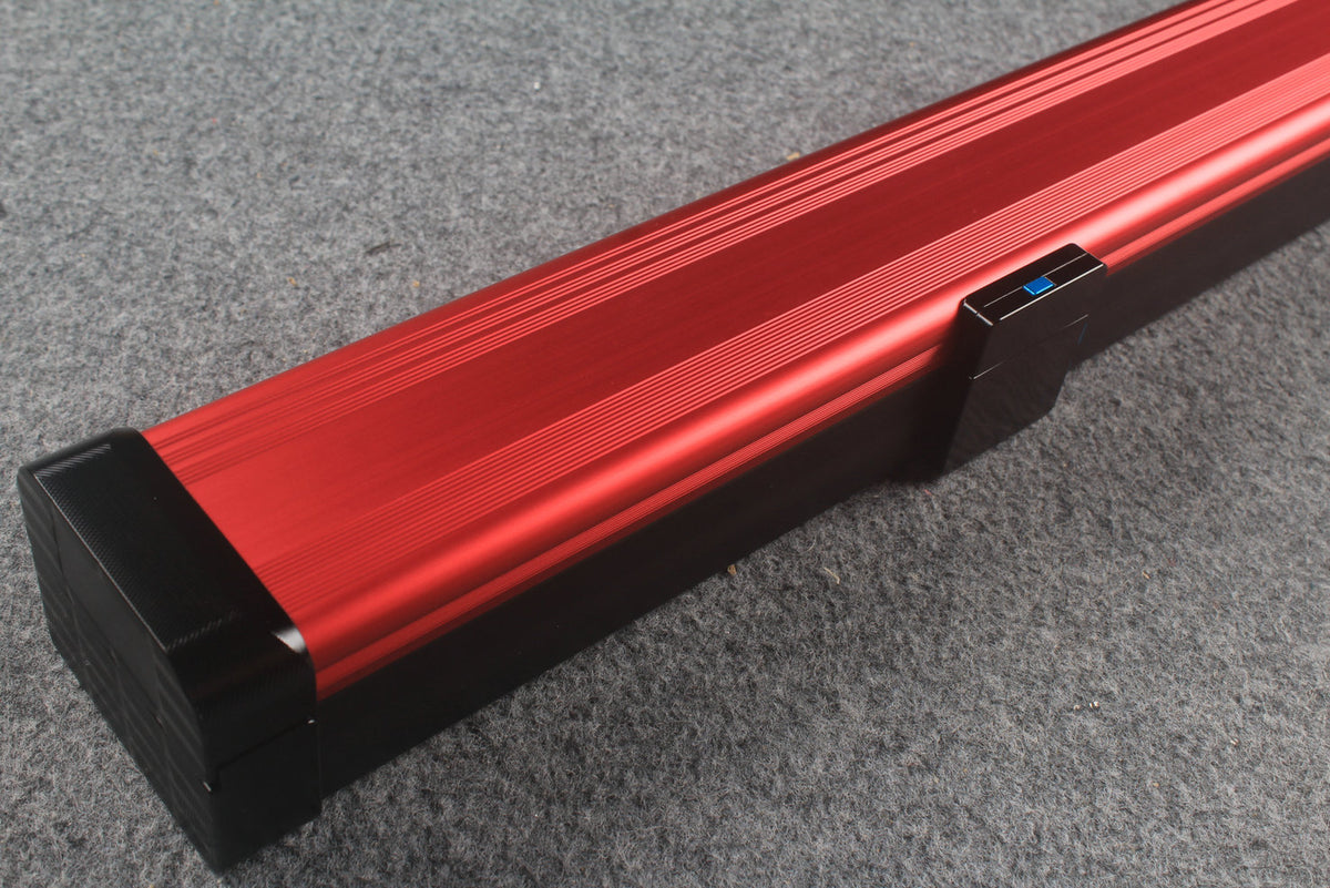 3/4 Premium Aluminium Snooker Cue Case – 2 Slots, Adjustable 120.5/124.8cm Interior