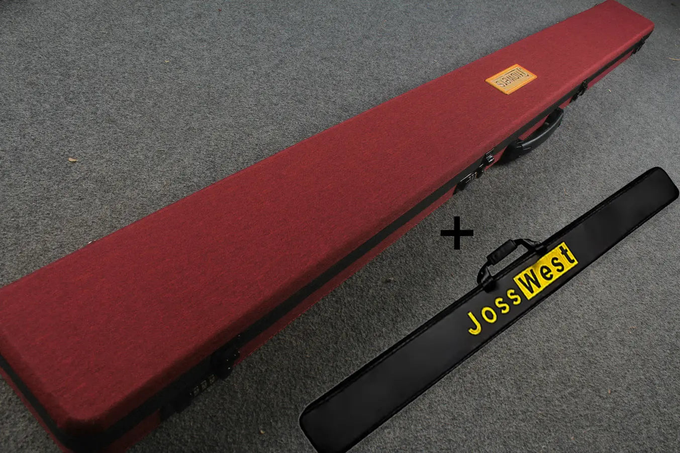 jf one piece snooker / pool code cue case WOODS CUES