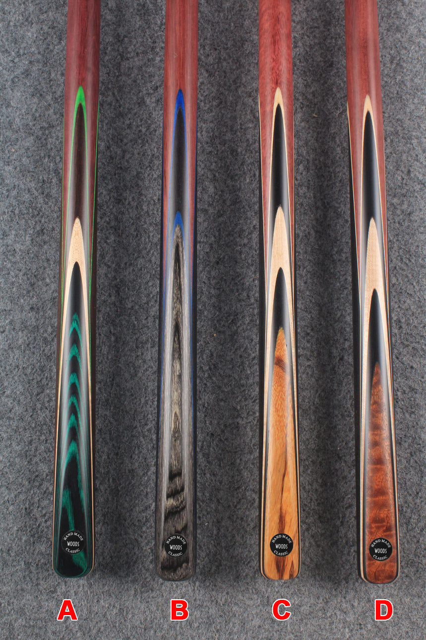1/2 ash english pool cue WOODS CUES