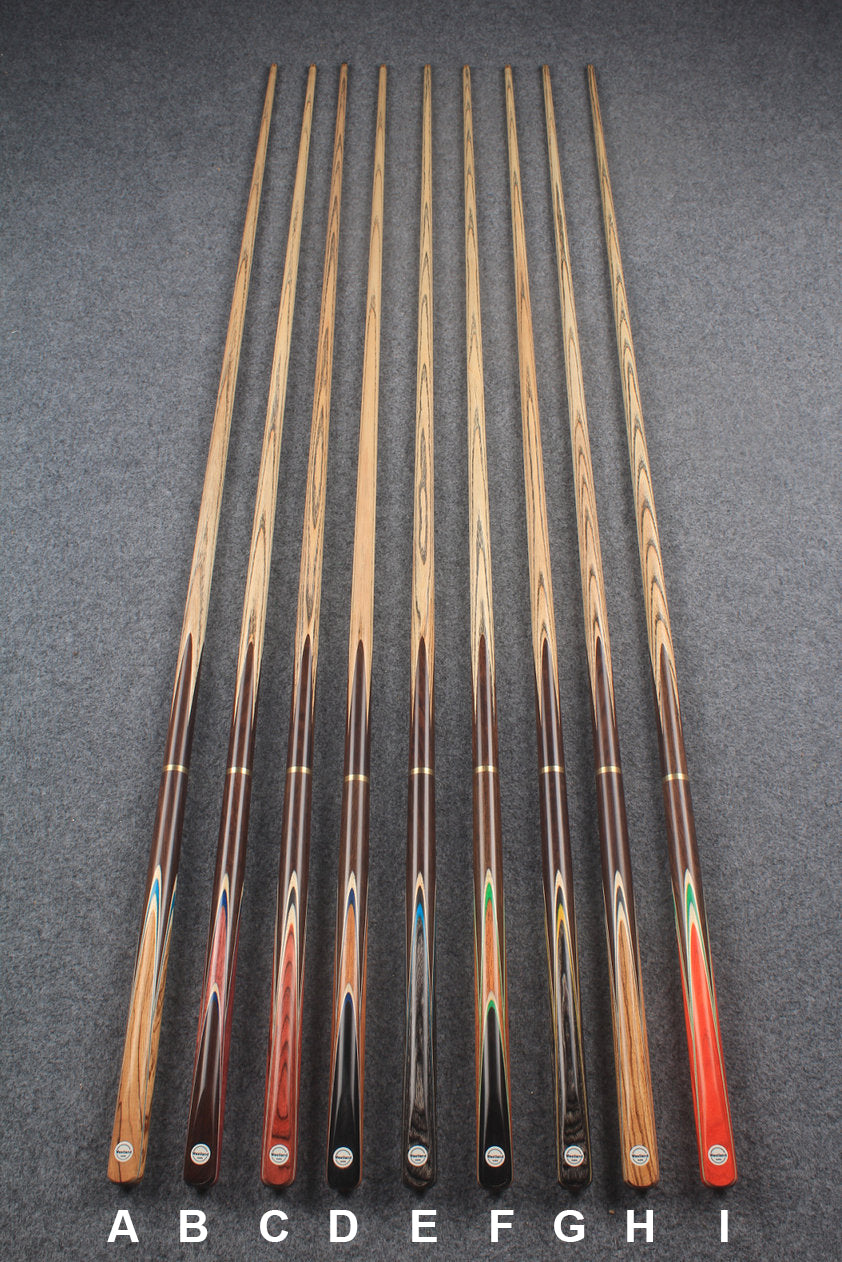 3/4 ash snooker cue