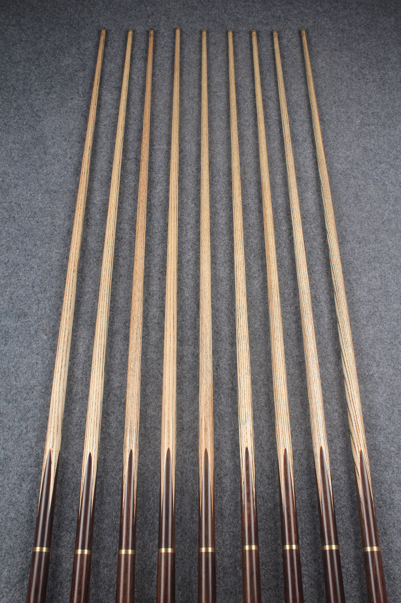 3/4 ash snooker cue