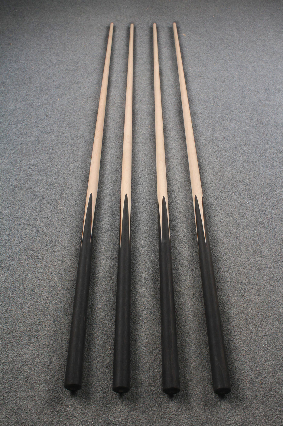raw snooker cue ,half finish maple cue blank