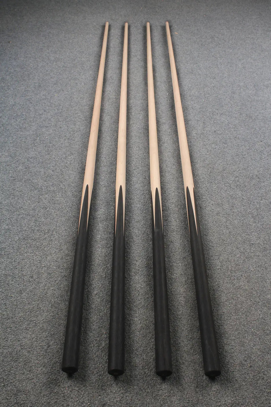 raw snooker cue ,half finish maple cue blank WOODS CUES