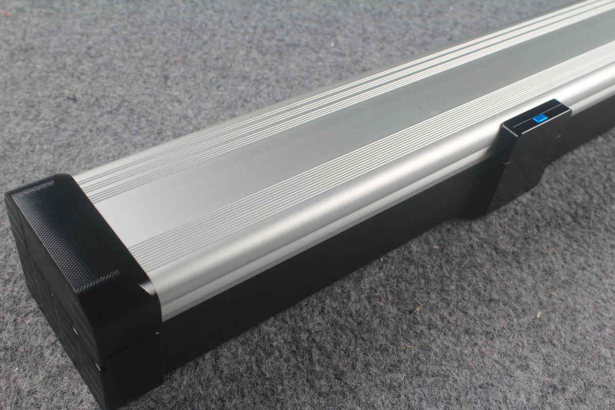 3/4 Premium Aluminium Snooker Cue Case – 2 Slots, Adjustable 120.5/124.8cm Interior