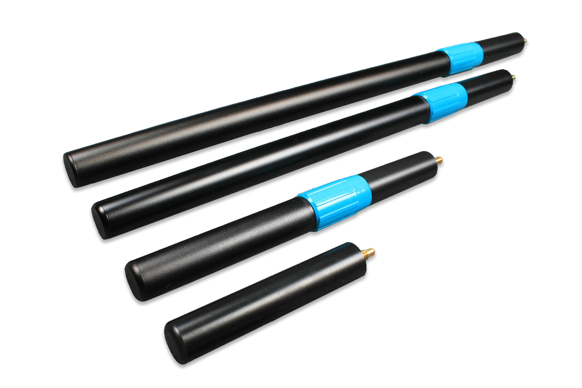 snooker cues telescopic extension,  mini butt- various length