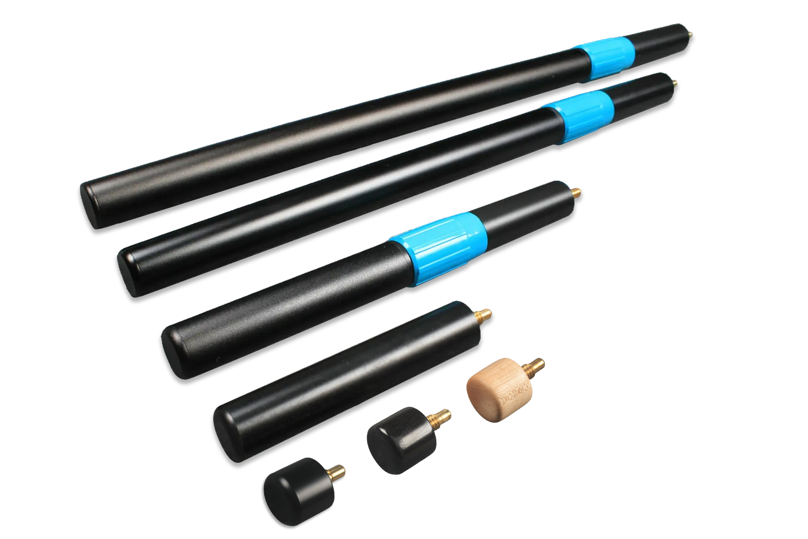 snooker cues telescopic extension,  mini butt- various length