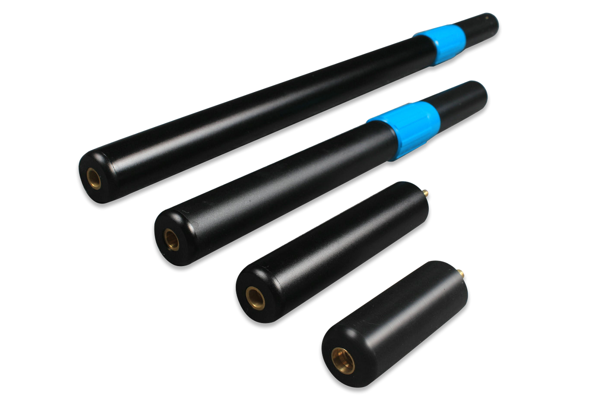 snooker cue telescopic extension connecter - various length