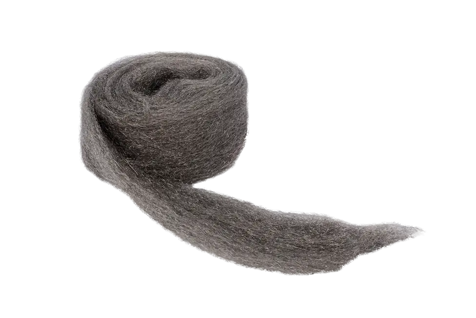 snooker/pool cue steel cotton polishing brush, gray