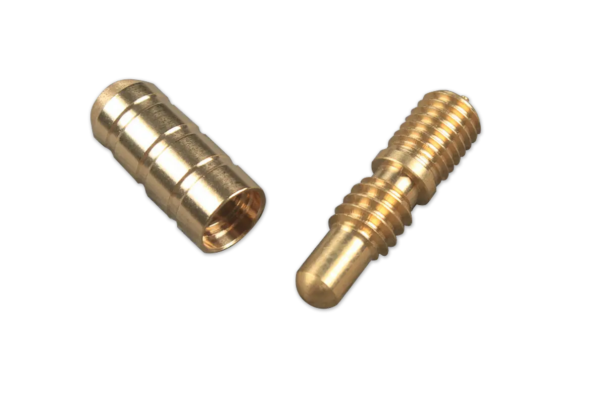 cue butt end joint brass pin and socket for SD mini butt or extension