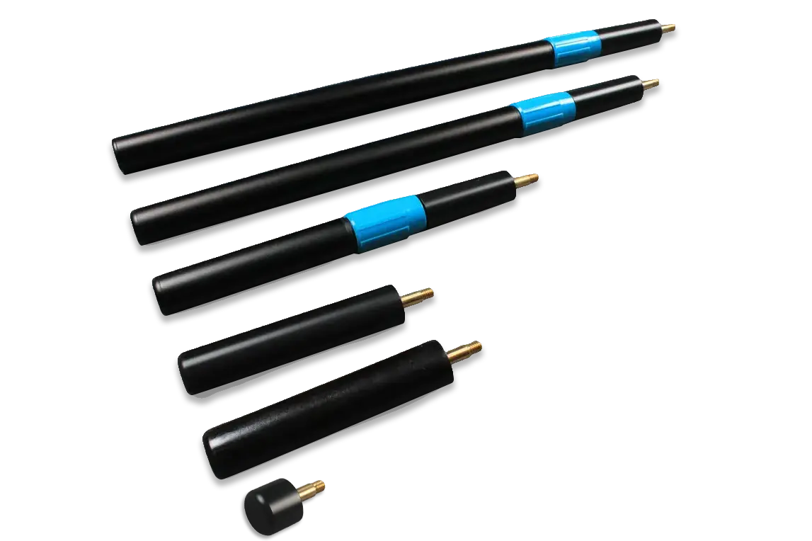 stamford cues telescopic extension, mini butt - various length WOODS CUES