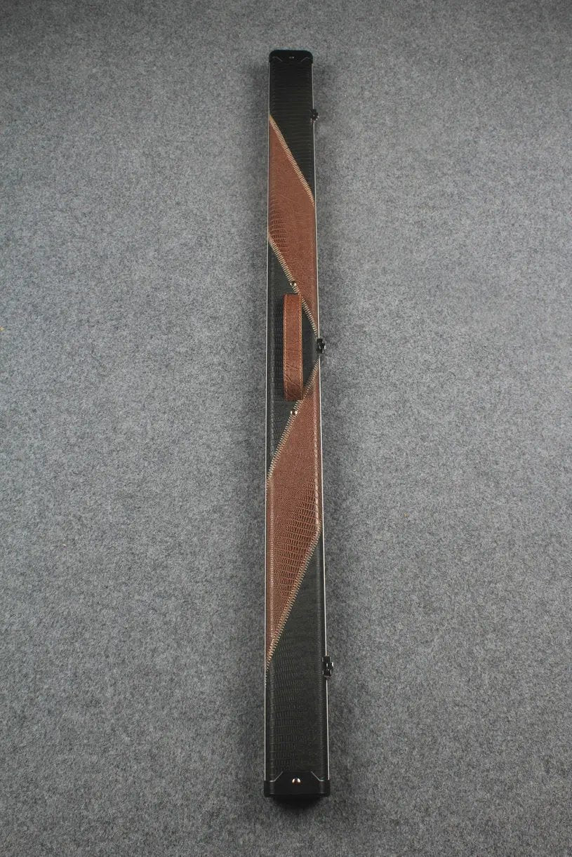 3/4 leather case aluminium construction with 2 slots ~halo style WOODS CUES