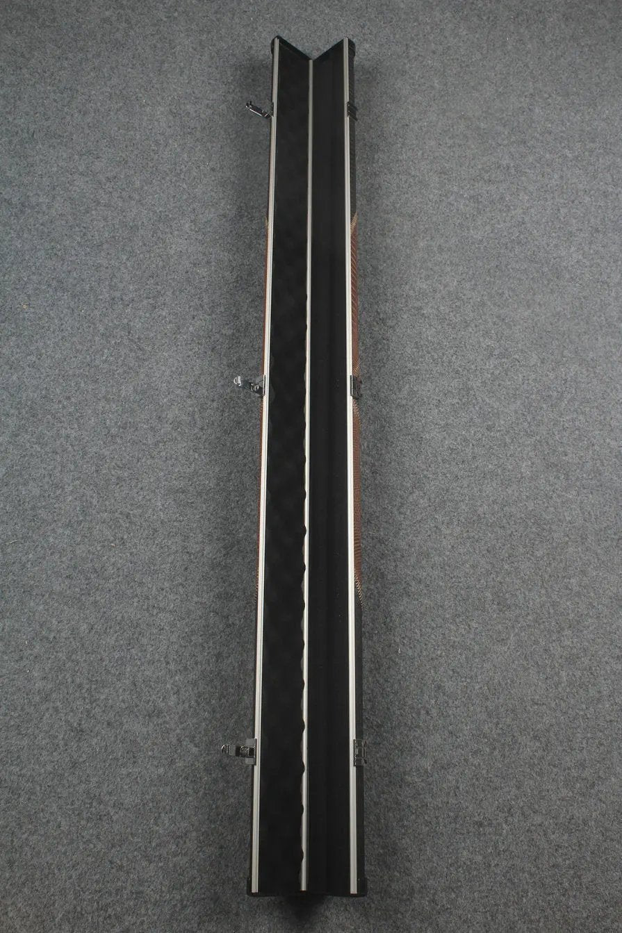 3/4 leather case aluminium construction with 2 slots ~halo style WOODS CUES