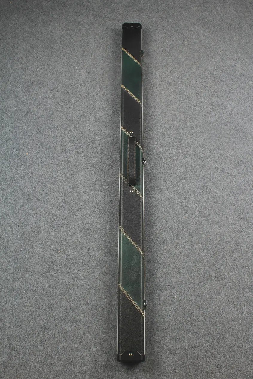 3/4 leather case aluminium construction with 2 slots ~halo style WOODS CUES