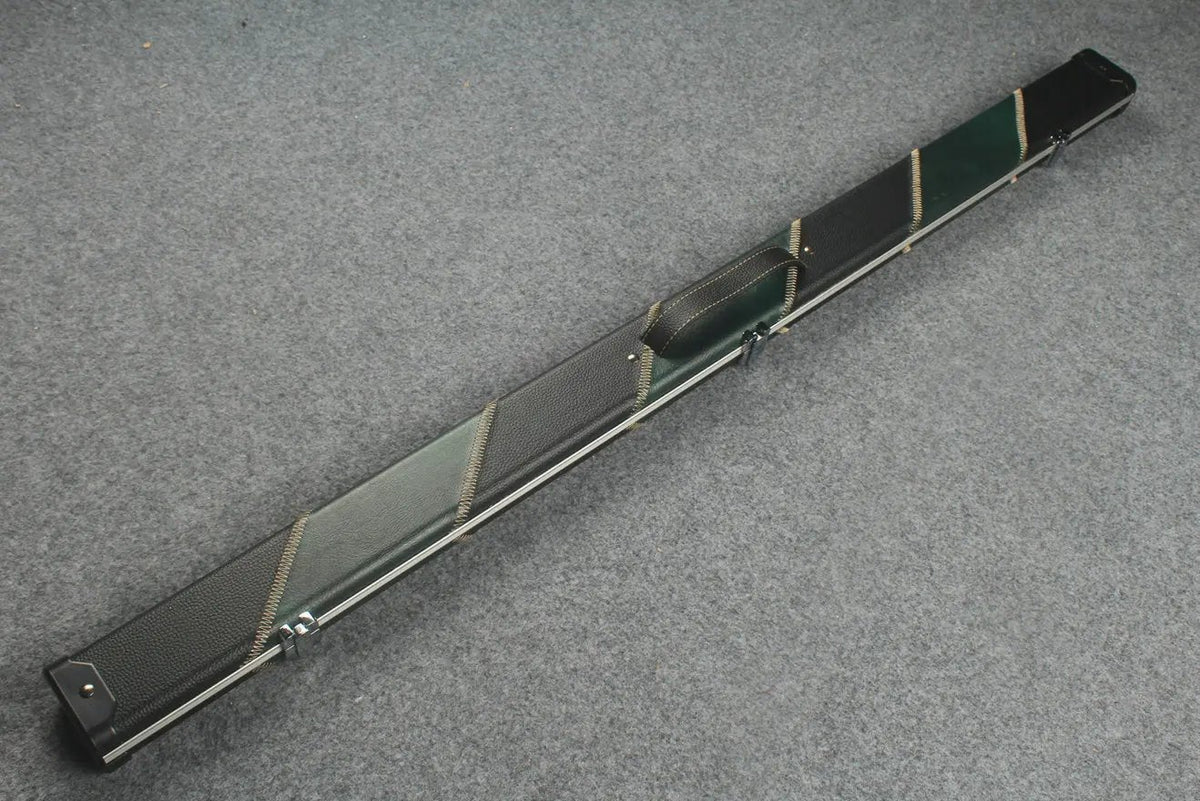 3/4 leather case aluminium construction with 2 slots ~halo style WOODS CUES