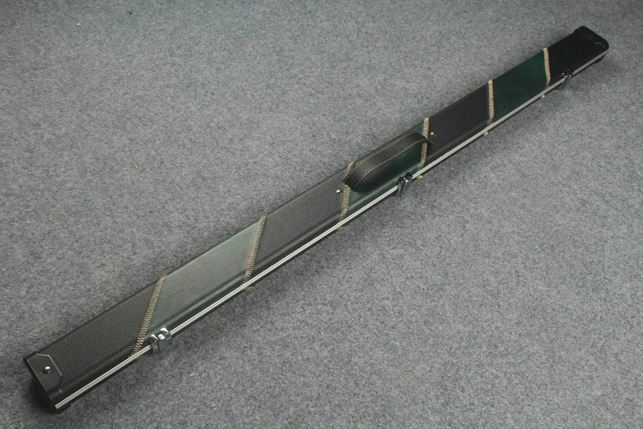 3/4 leather case aluminium construction with 2 slots ~halo style WOODS CUES