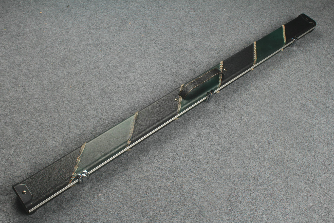 3/4 leather case aluminium construction with 2 slots ~halo style