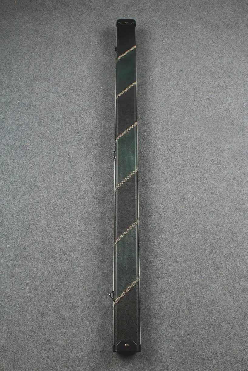 3/4 leather case aluminium construction with 2 slots ~halo style WOODS CUES