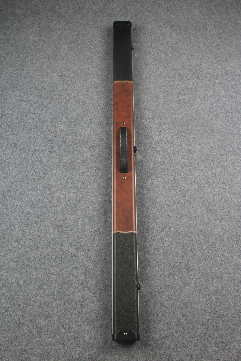 3/4 leather case aluminium construction with 2 slots ~halo style