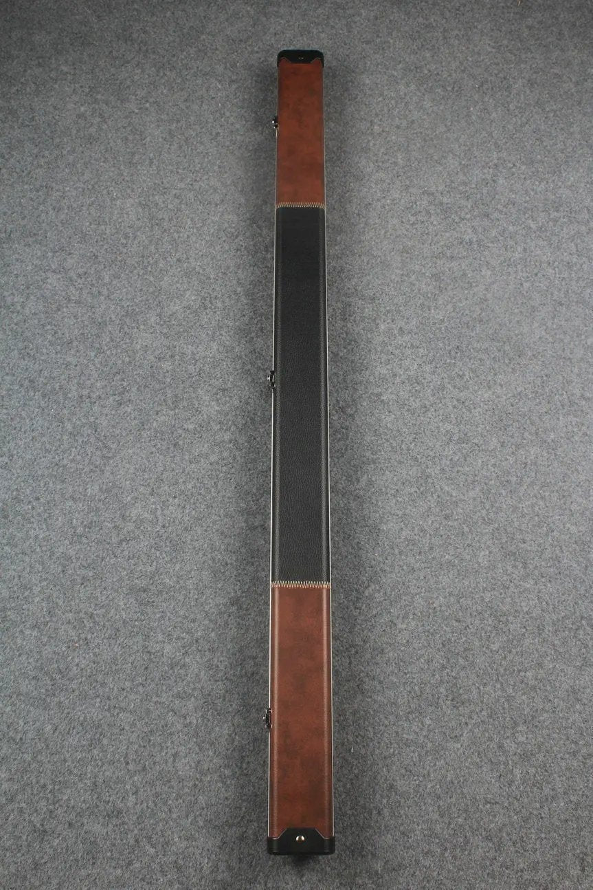 3/4 leather case aluminium construction with 2 slots ~halo style WOODS CUES