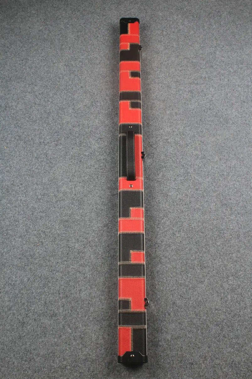 3/4 leather case aluminium construction with 2 slots ~halo style WOODS CUES