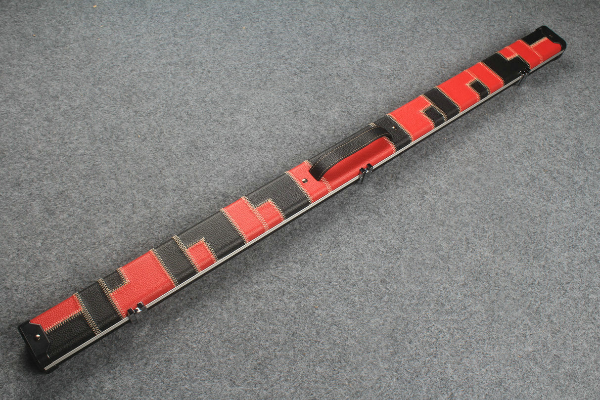 3/4 leather case aluminium construction with 2 slots ~halo style