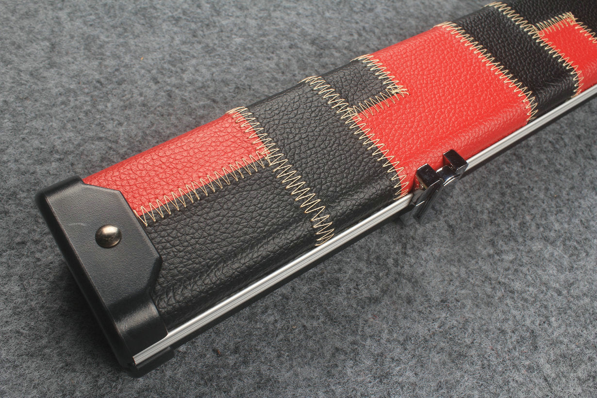 3/4 leather case aluminium construction with 2 slots ~halo style