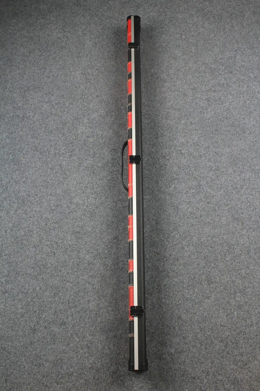 3/4 leather case aluminium construction with 2 slots ~halo style WOODS CUES