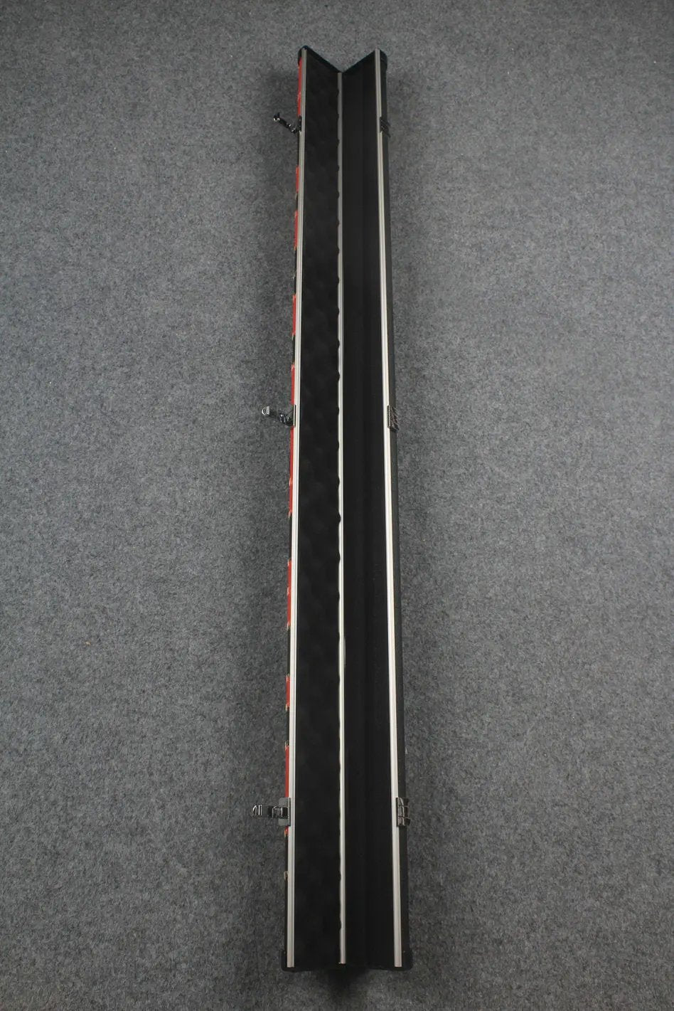 3/4 leather case aluminium construction with 2 slots ~halo style WOODS CUES