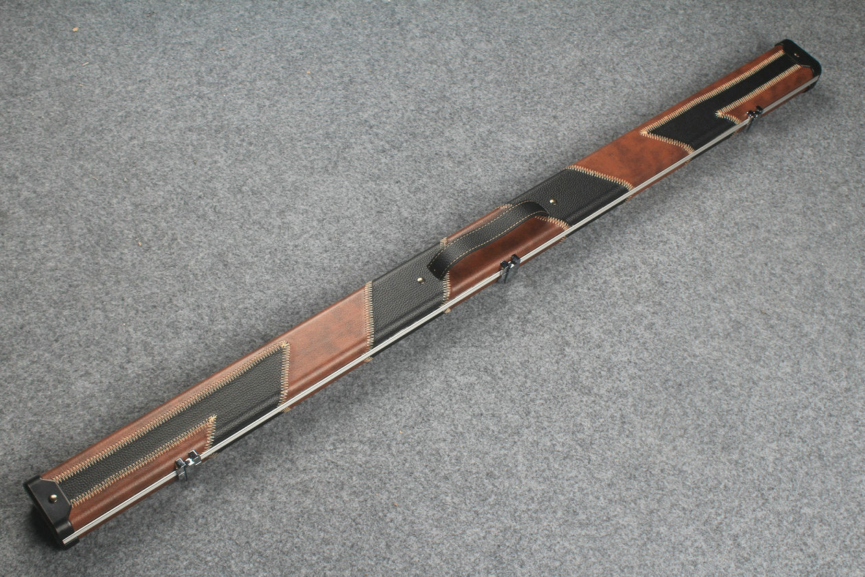 3/4 leather case aluminium construction with 2 slots ~halo style