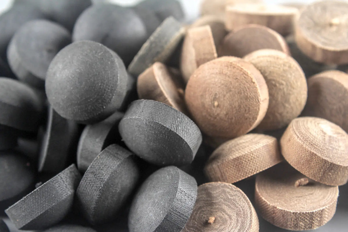 jump/break pool cue bakelite tips 14 mm WOODS CUES