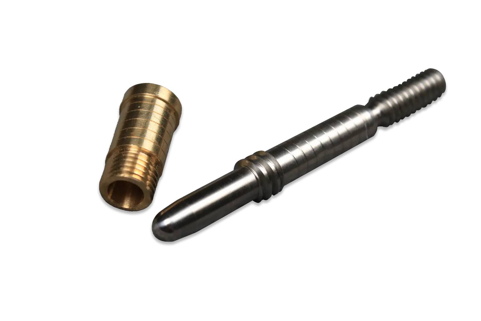 uniloc 303 s.s joint pin & 7/16-20 brass insert WOODS CUES