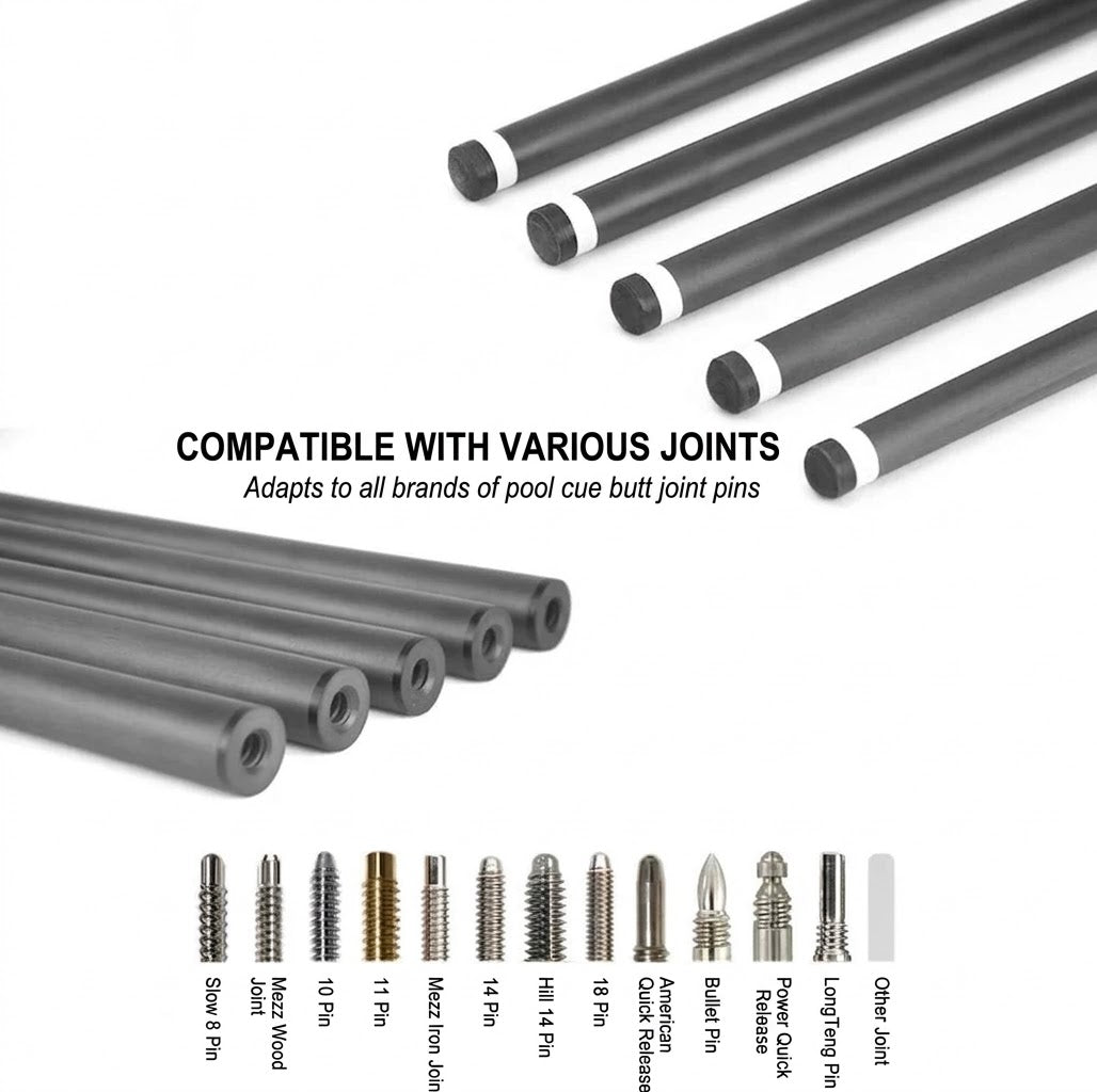 T1000 Professional Carbon Fibre Shaft 11.8 / 12.4 mm – Aerospace-Grade Accelerator Taper | 1/2 Joint | Slow-8 & Quick-3 Pin Compatible DUYA