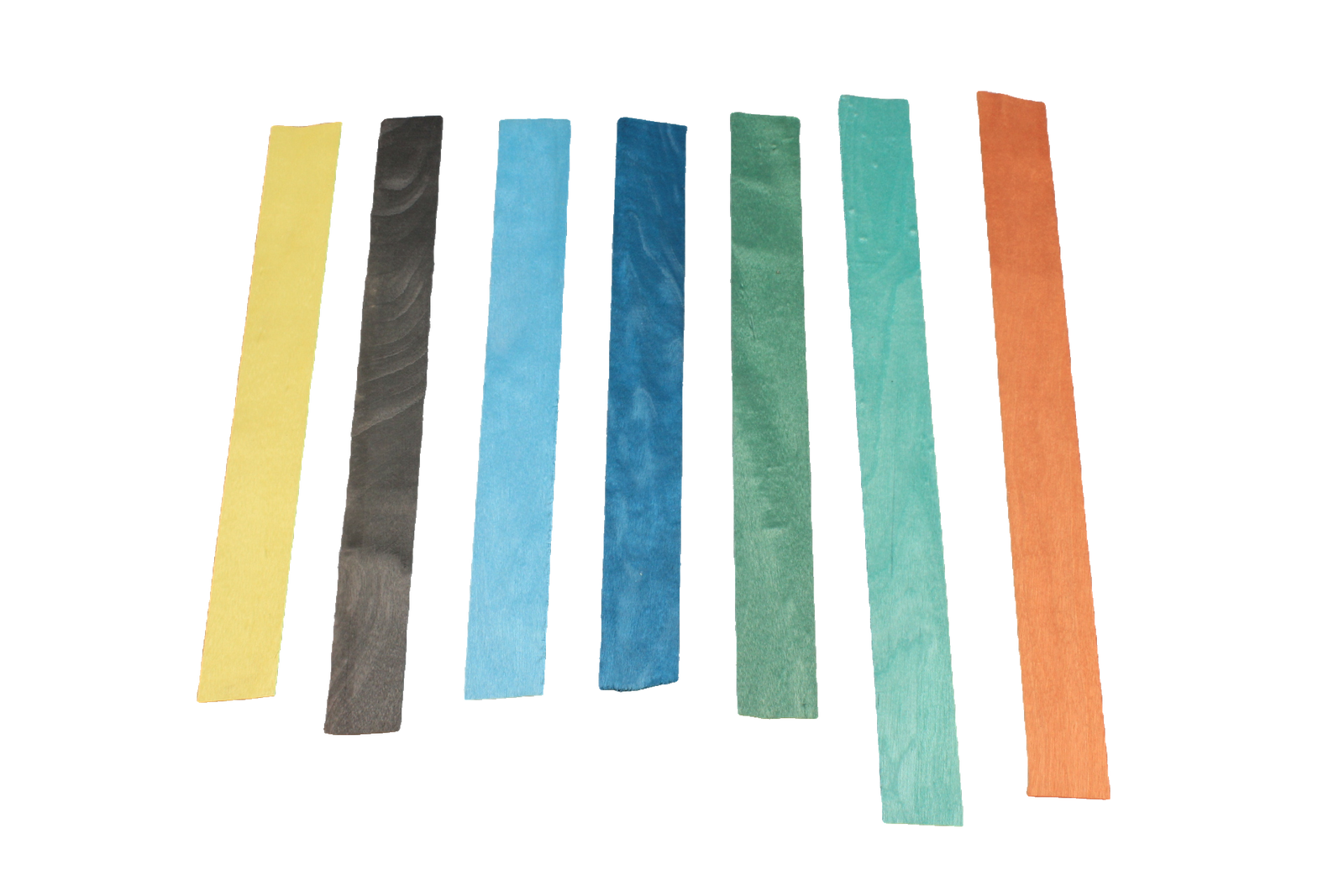 various colored veneers for cue making - 0.6 mm thickness WOODS CUES