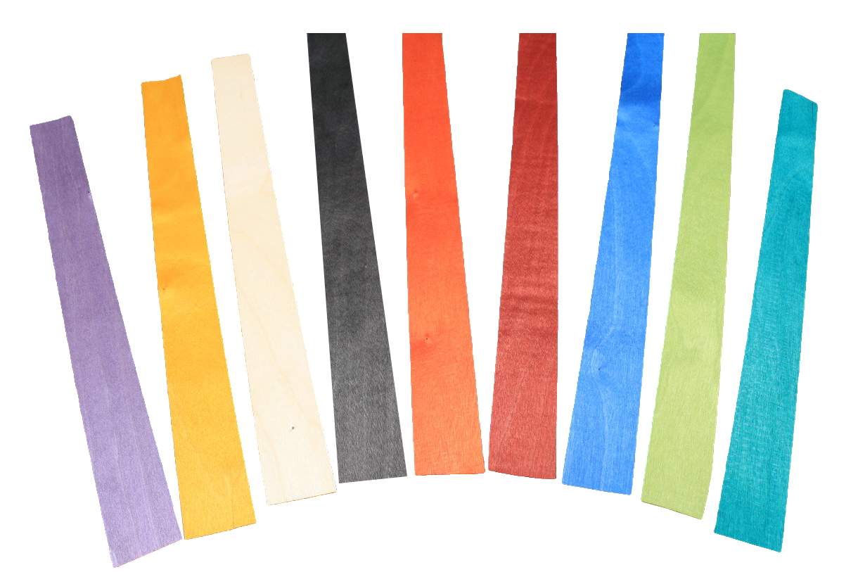 various colored veneers for cue making - 0.9 mm thickness