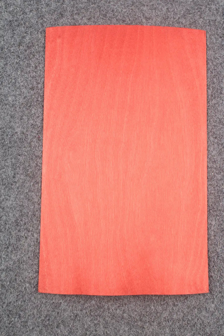 Coloured Maple Veneer Sheets for Billiard Cue Making — 17×28 cm, 1mm WOODS CUES