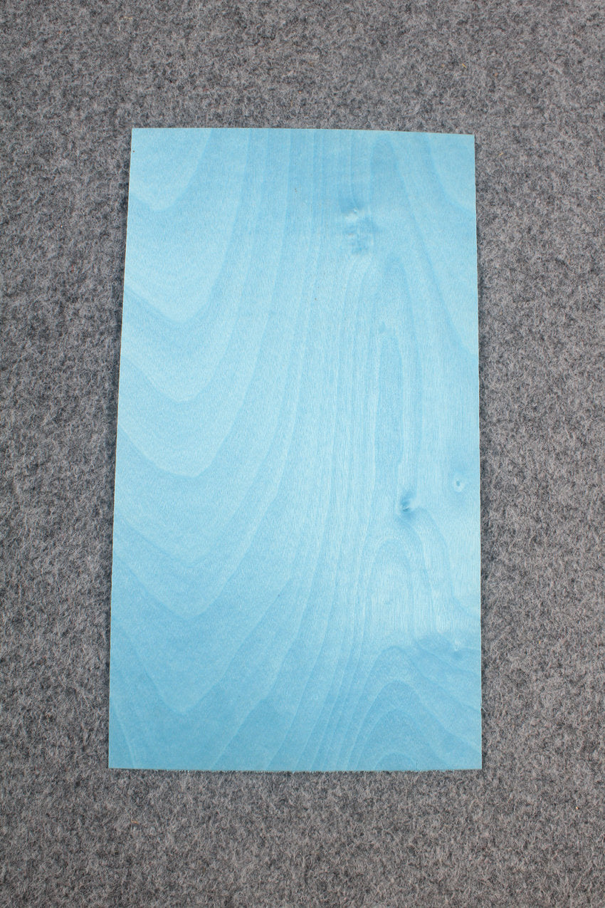 colored maple veneer sheet for cue making - 17x28 CM * 1 mm WOODS CUES