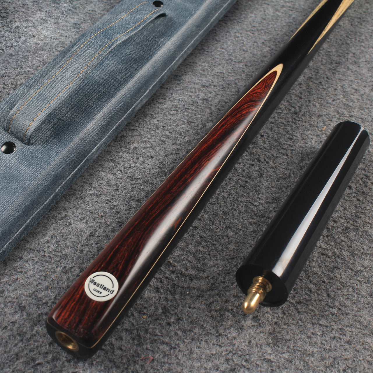 westland 1 piece ash english pool cues 8.5 mm titanium ferrule
