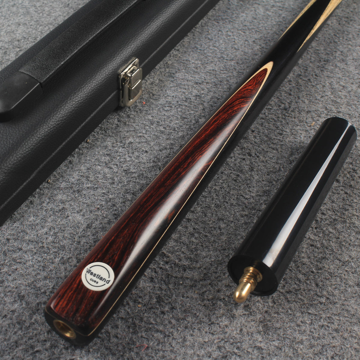 westland 1 piece ash english pool cues 8.5 mm titanium ferrule WOODS CUES