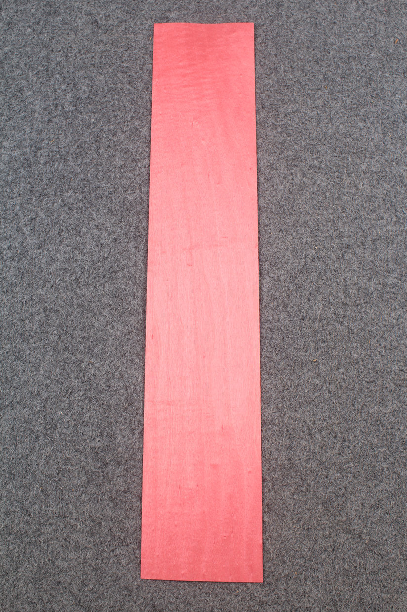 various colored maple veneers for cue making - 0.5 mm thickness  12 x60 CM WOODS CUES