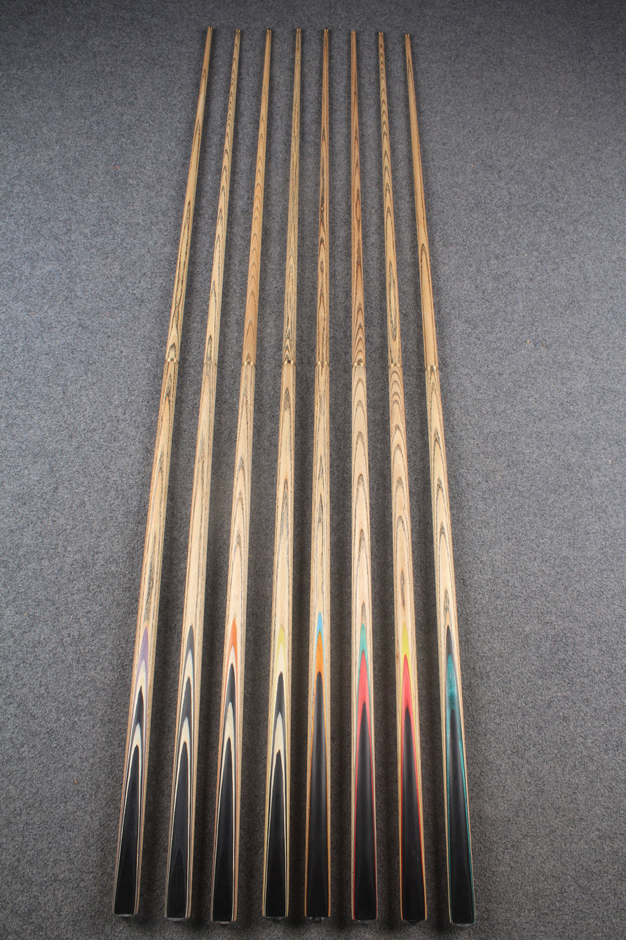 1/2 ash 58/59/60 inch snooker cue/english pool cue/chinese 8 ball pool cue  8.5/9.5/10.2mm