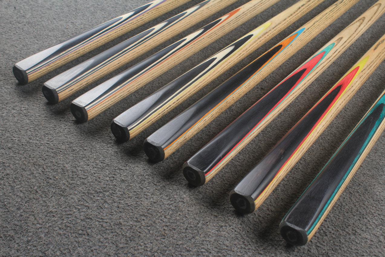 1/2 ash 58/59/60 inch snooker cue/english pool cue/chinese 8 ball pool cue  8.5/9.5/10.2mm