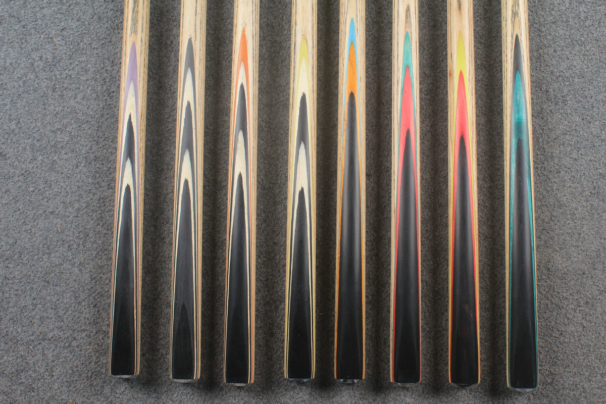 1/2 ash 58/59/60 inch snooker cue/english pool cue/chinese 8 ball pool cue  8.5/9.5/10.2mm